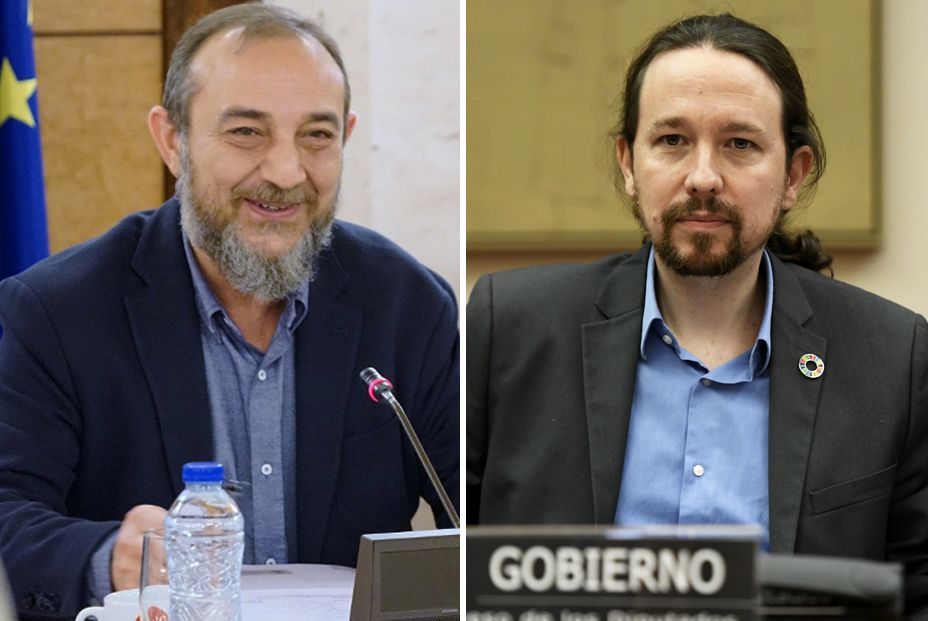 Luis Alberto Barriga y Pablo Iglesias