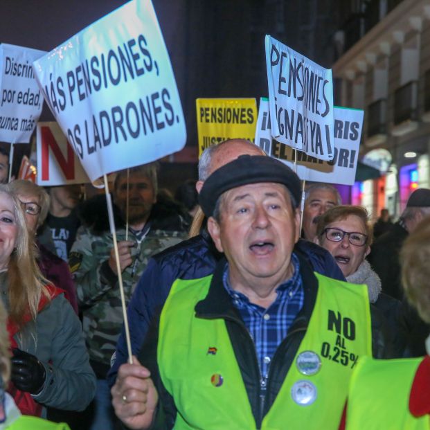 Manifestación de pensionistas