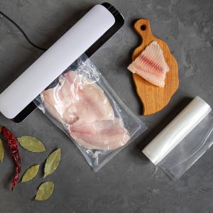 bigstock Vacuum Packaging Of Fish The  366038896