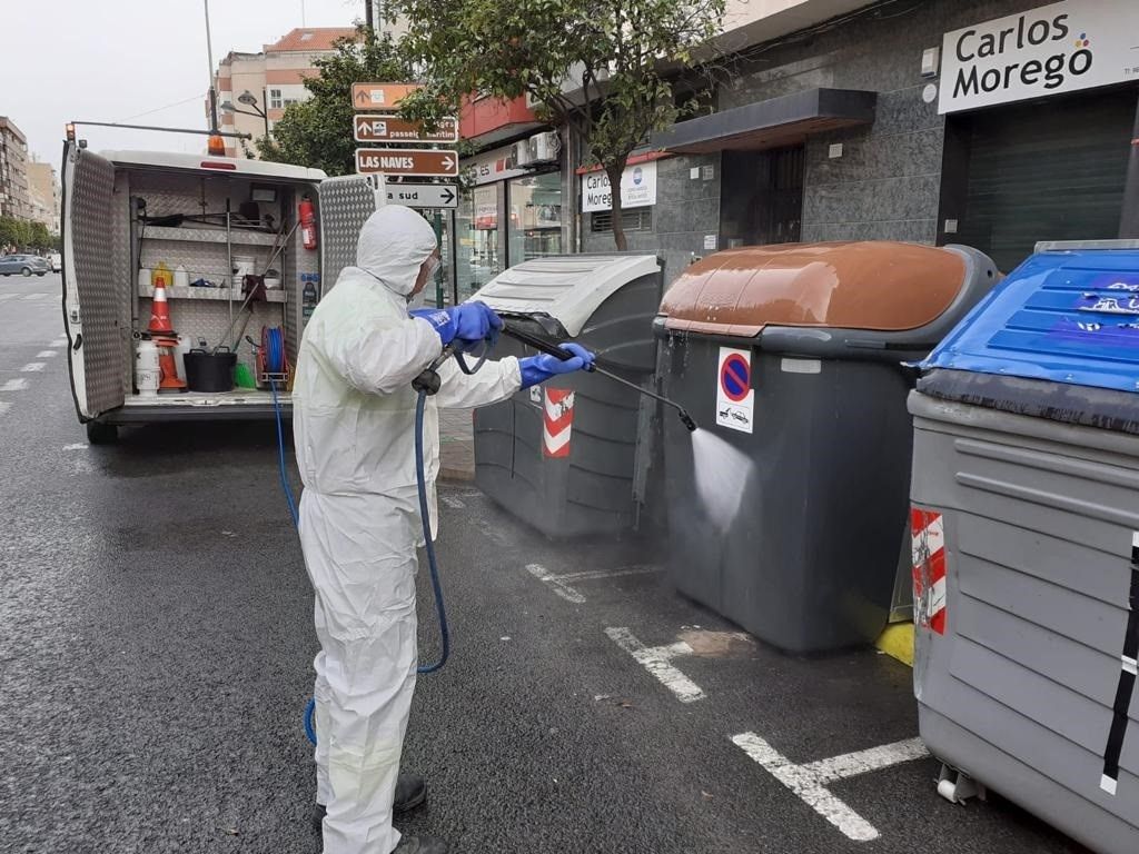 VALENCIA INYECTA UN MILLÓN DE EUROS PARA REFORZAR LOS SERVICIOS DE LIMPIEZA EN LA DESESCALADA-Foto: Europa Press 