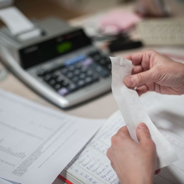 bigstock Close up Of Female Accountant  357971252