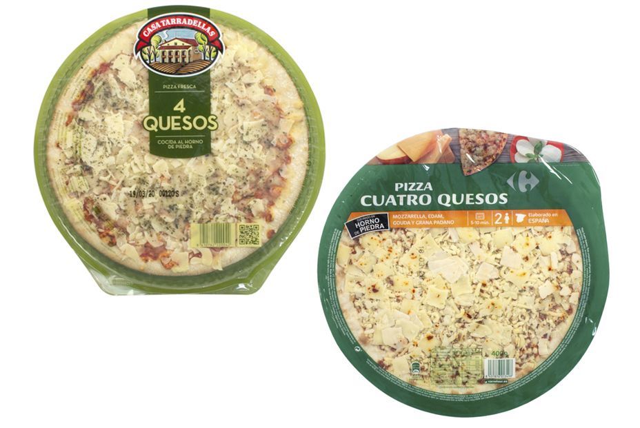 Mejores pizzas cuatro quesos