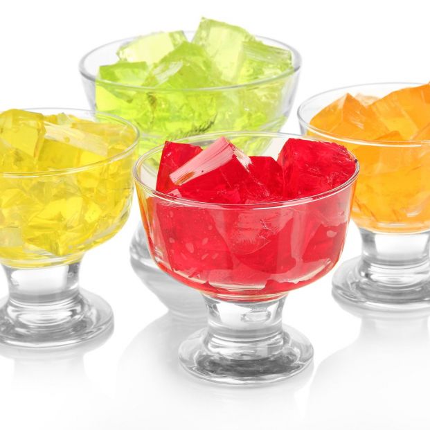 bigstock Tasty jelly cubes in bowls iso 52473286