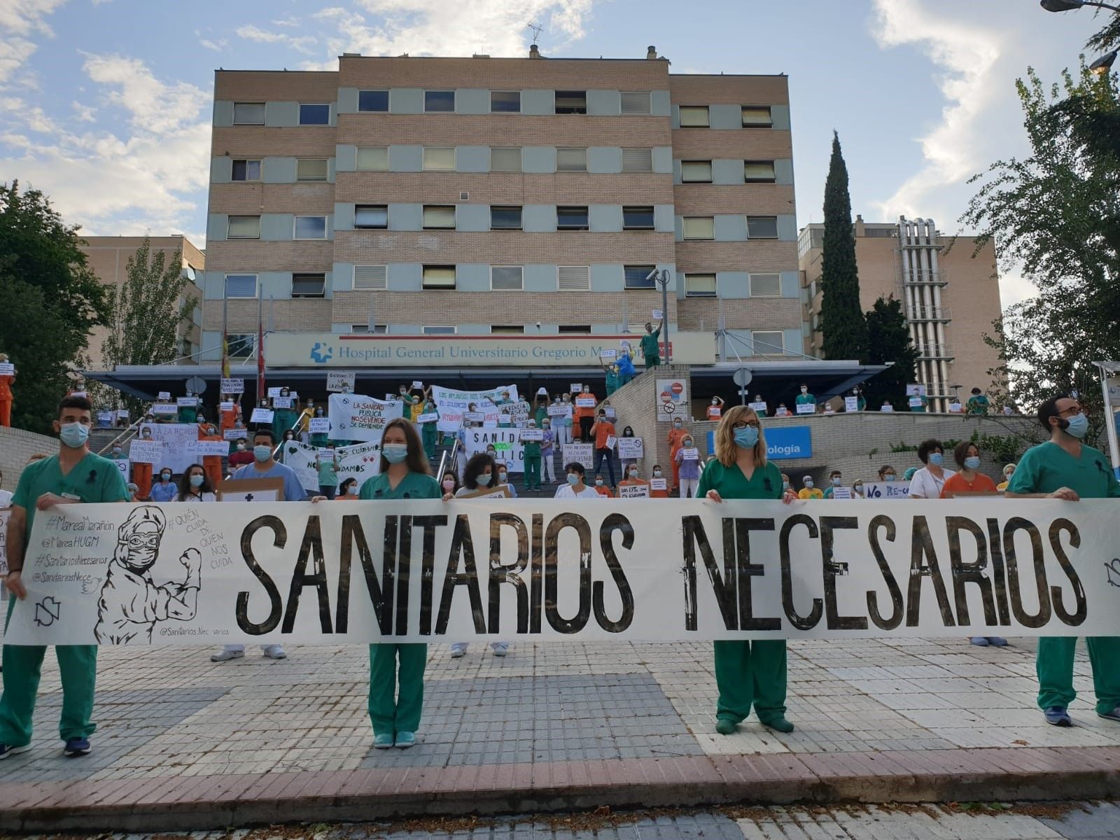 EuropaPress 3166014 sanitarios reivindican sanidad publica hospital gregorio maranon