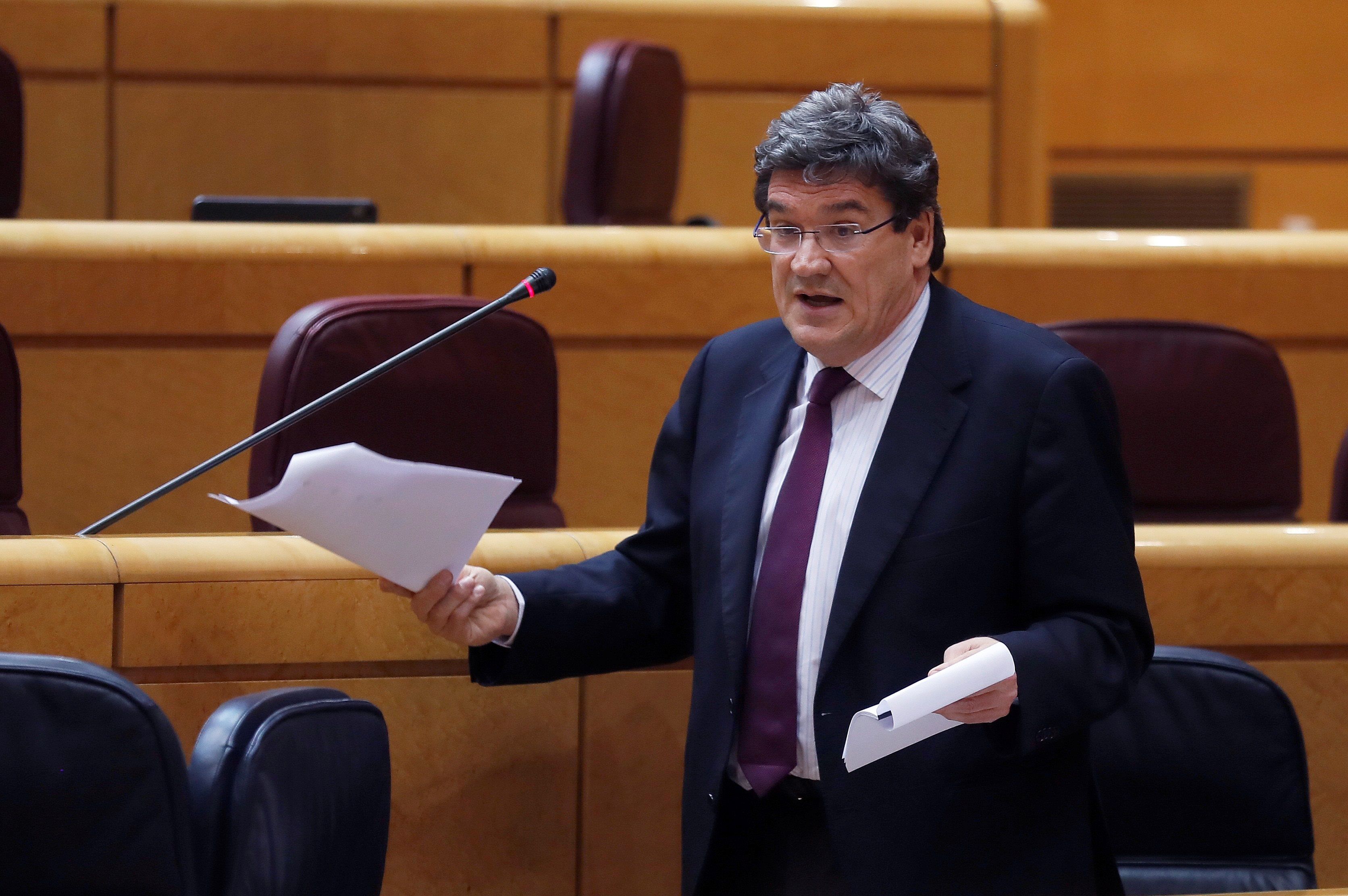 El ministro de Inclusión, seguridad Social y Migraciones,  José Luis Escrivá