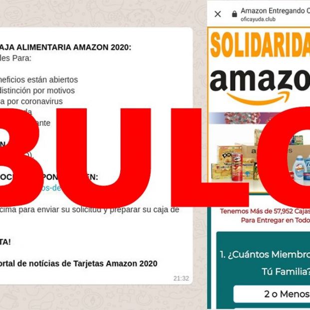 Amazon no está regalando cajas de alimentos por la cuarentena: ¡Es una estafa! Amazon no está regalando cajas de alimentos por la cuarentena: ¡Es una estafa!