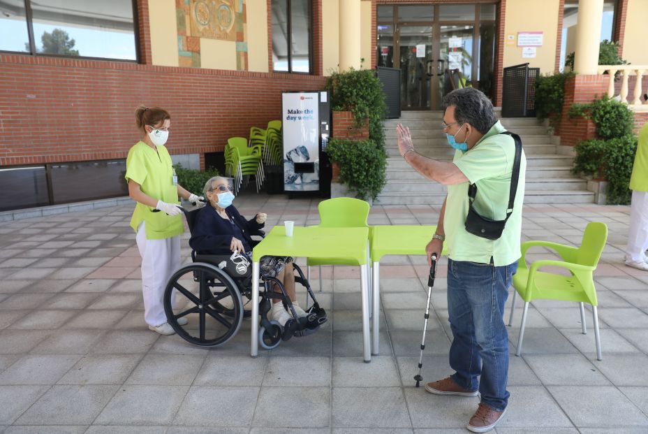 Reencuentros en las residencias de mayores