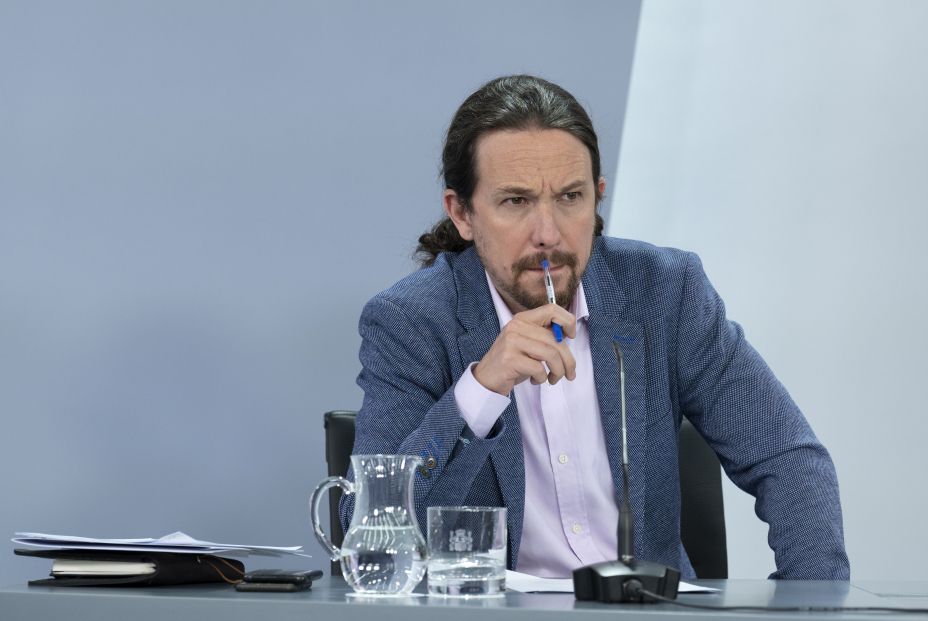 Vicepresidente derechos sociales pablo iglesias comparece rueda prensa