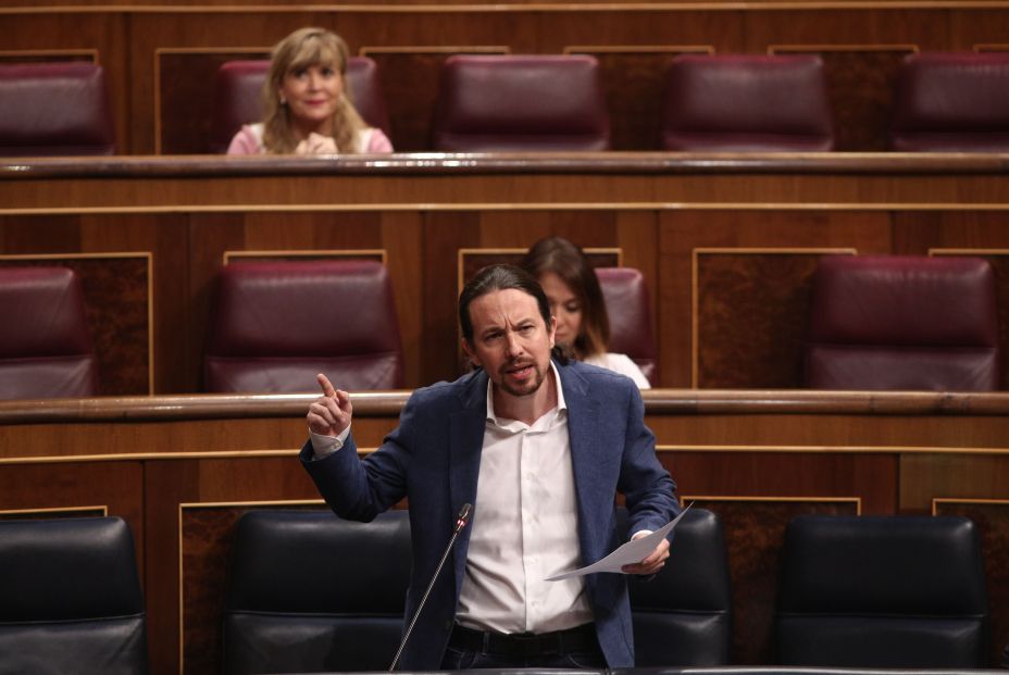  vicepresidente segundo gobierno pablo iglesias interviene sesion plenaria