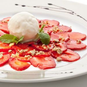 bigstock Strawberries Slices with Ice C 59178179