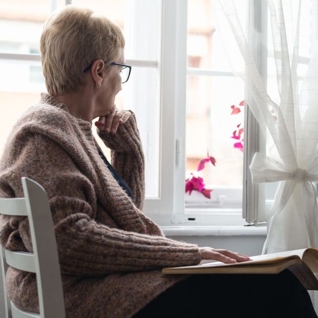 bigstock Senior Woman Relaxing At Home  354005123