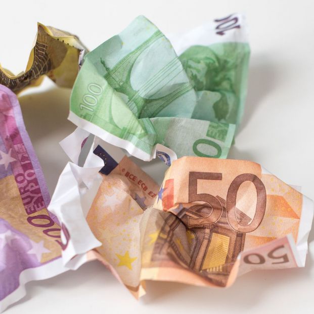 bigstock Crumpled Euro Money European  330128146