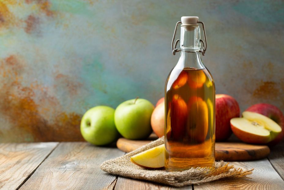 bigstock Apple Vinegar Bottle Of Apple 264355255