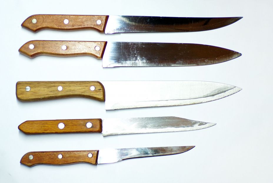 bigstock A Set Or Set Of Kitchen Knives 353773715