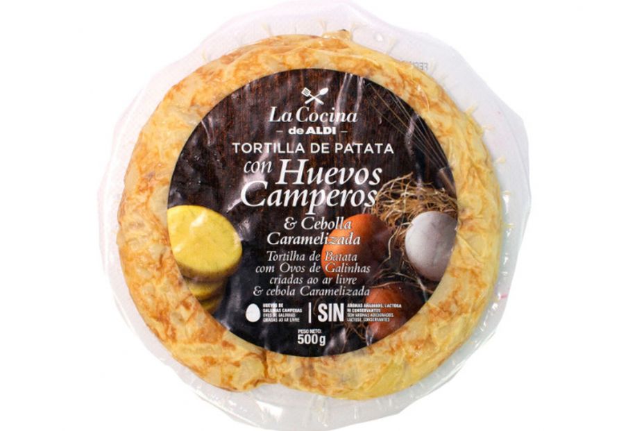 Tortilla de patata con huevos camperos y cebolla caramelizada La Cocina de Aldi Tortilla de patata con huevos camperos y cebolla caramelizada La Cocina de Aldi