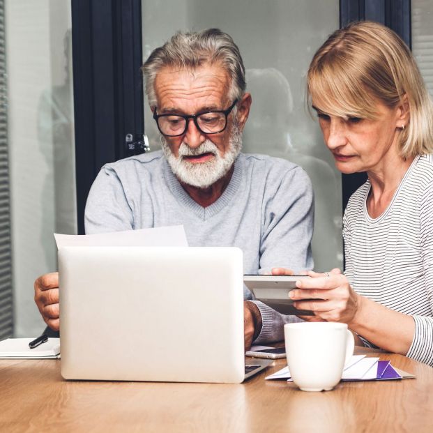 bigstock Senior Couple Reading Document 284711515