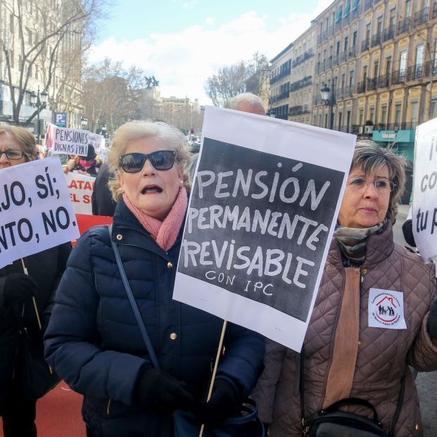Pensionistas manifestación