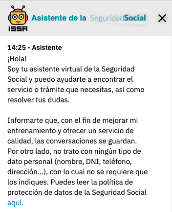 Asistente Seguridad Social