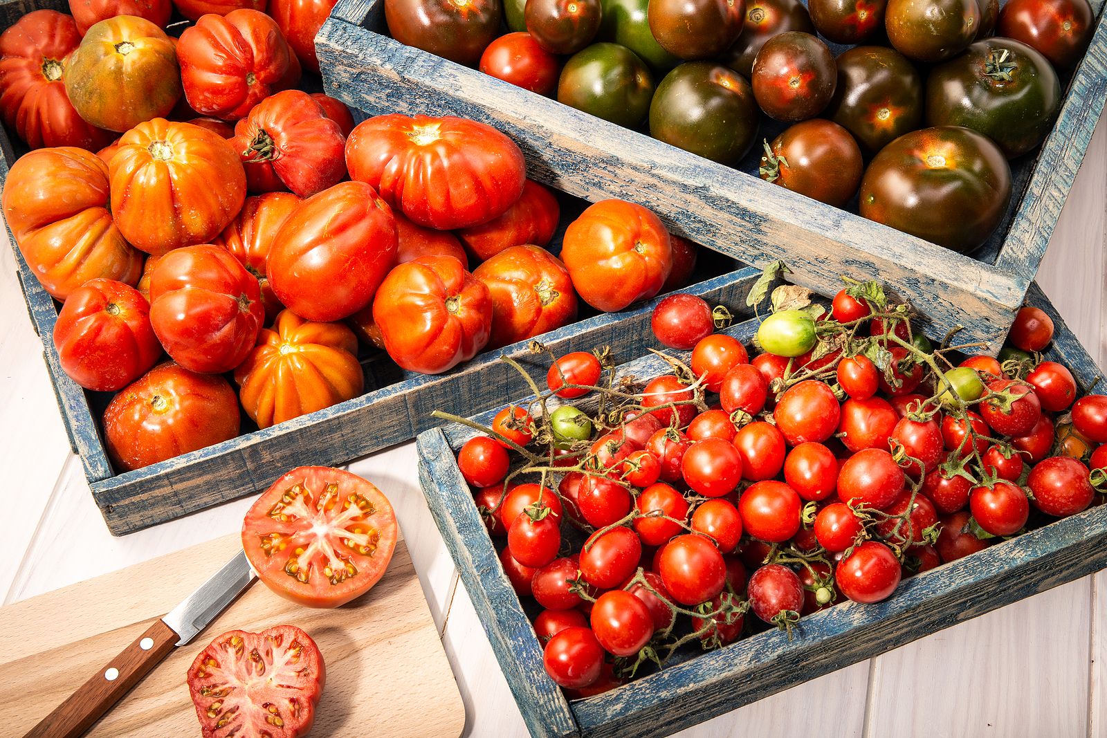 Los distintos tipos de tomates y para qué es bueno cada uno