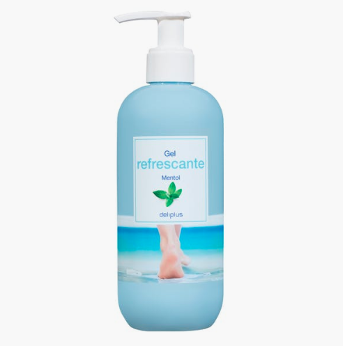 Gel refrescante mentol Deliplus para pies