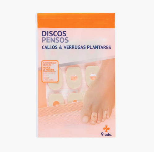 Discos protectores para callos y verrugas 