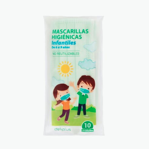 Mascarillas para niños de Mercadona