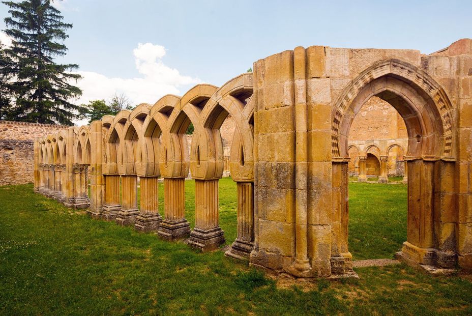 bigstock Inner Courtyard Of Monastery O 370064950