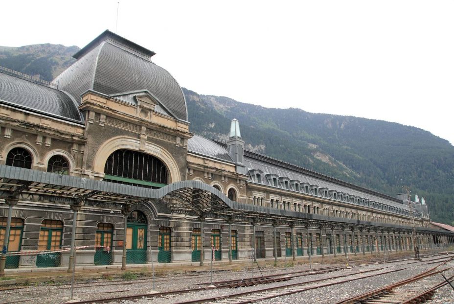 bigstock Canfranc railway station old m 17942915
