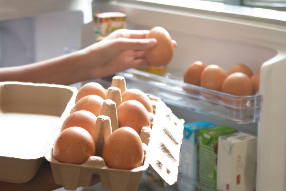 bigstock Hand Pick Chicken Egg From Egg 234745540