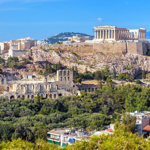 bigstock Athens Cityscape In Summer Gr 331376275