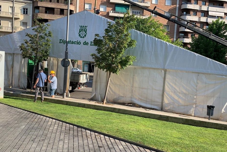 Carpa en Lleida Foto: Europa Press Carpa en Lleida Foto: Europa Press