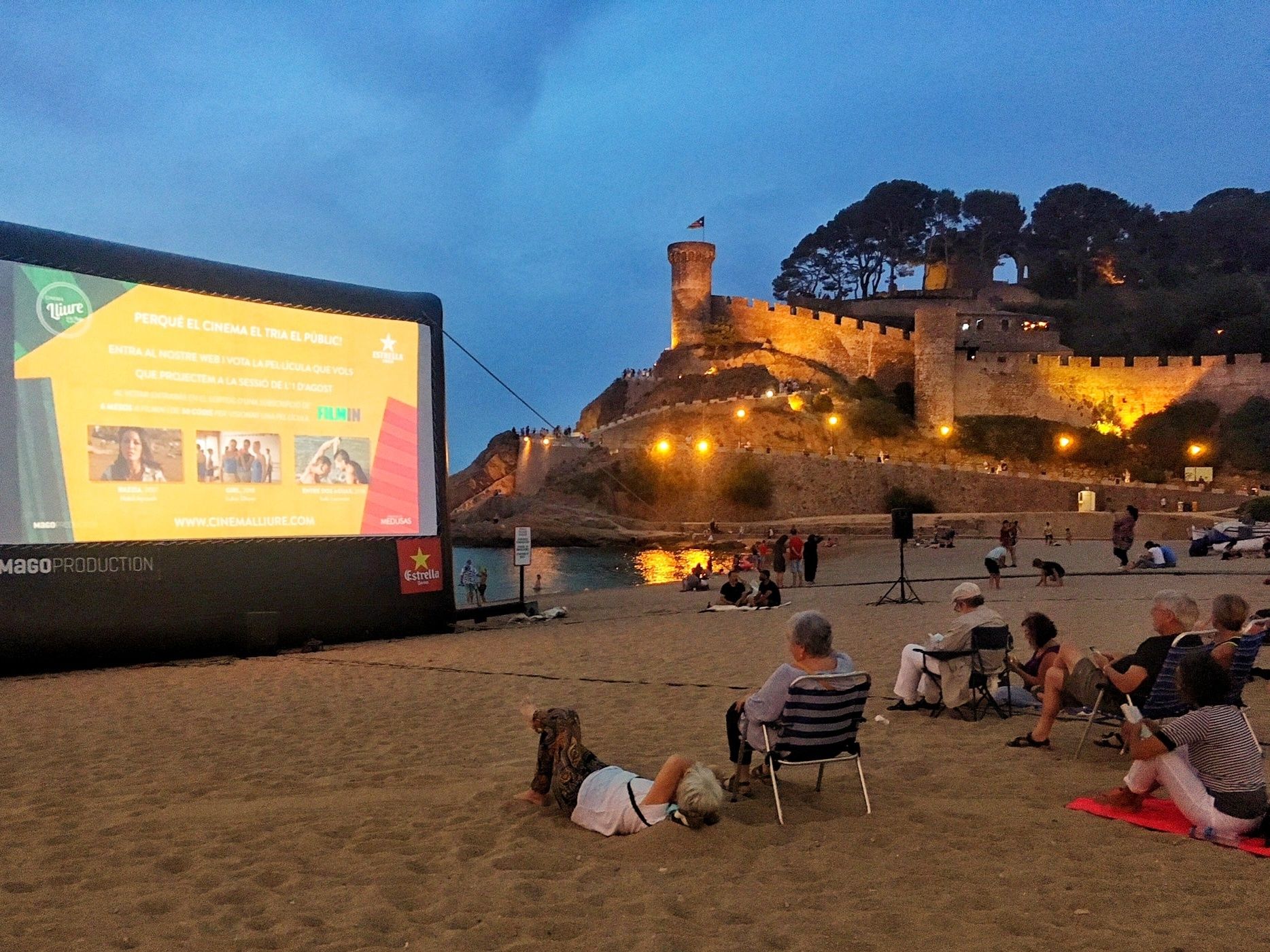 Vuelven las noches de cine en las playas de Cataluña