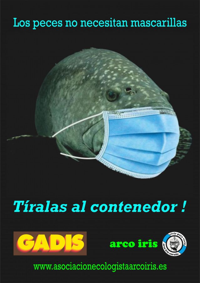 Los peces no necesitan mascarillas