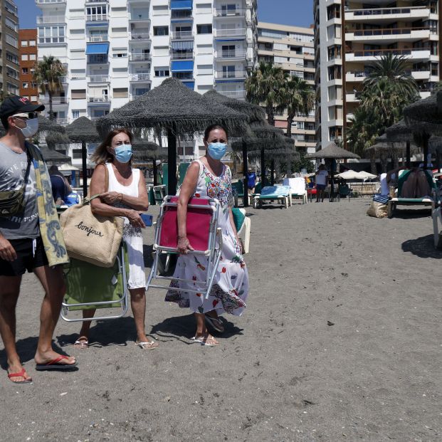 Playa de la Malagueta en Málaga. Foto: Europa Press Playa de la Malagueta en Málaga. Foto: Europa Press