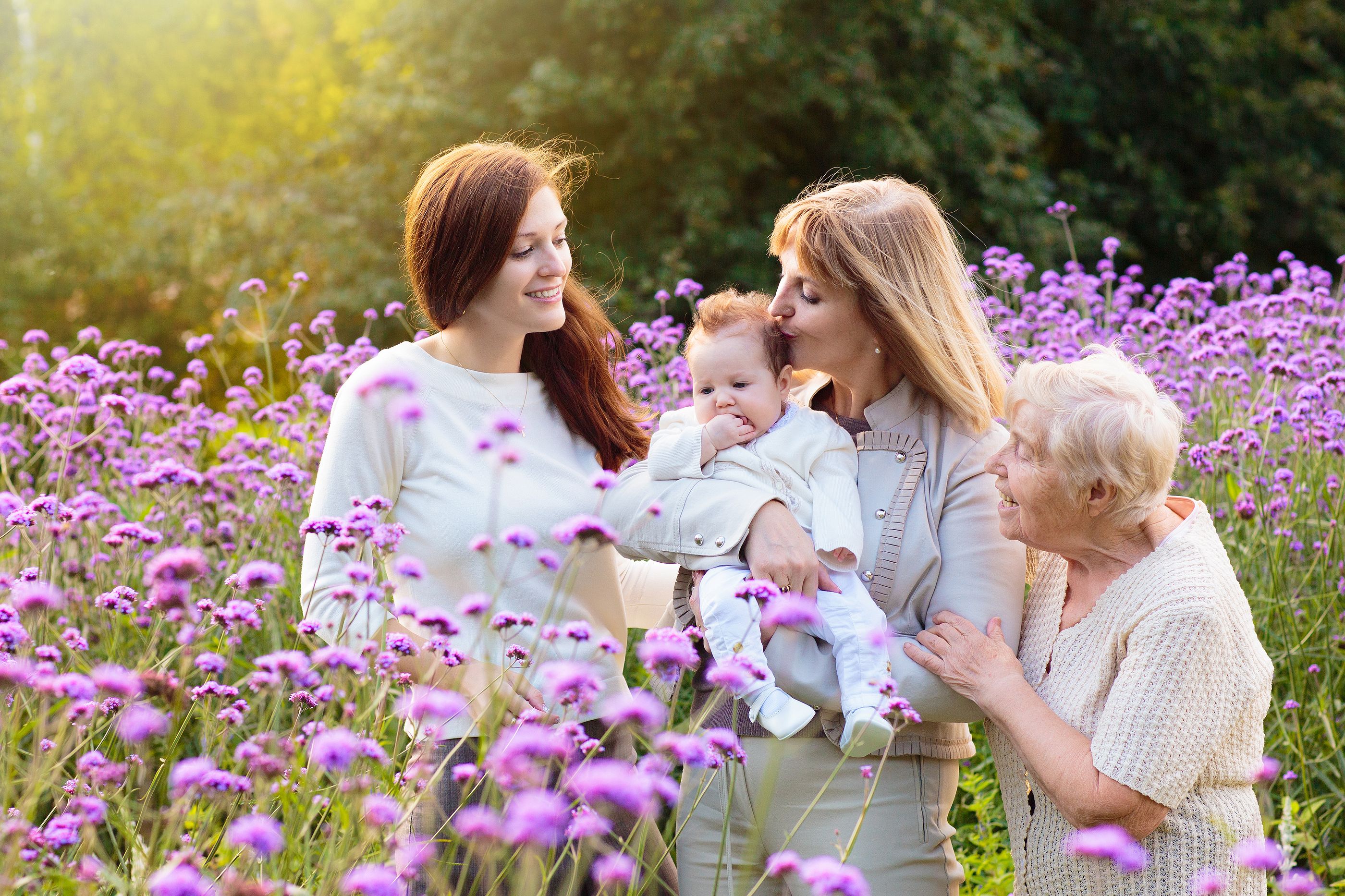 La coexistencia de cuatro generaciones