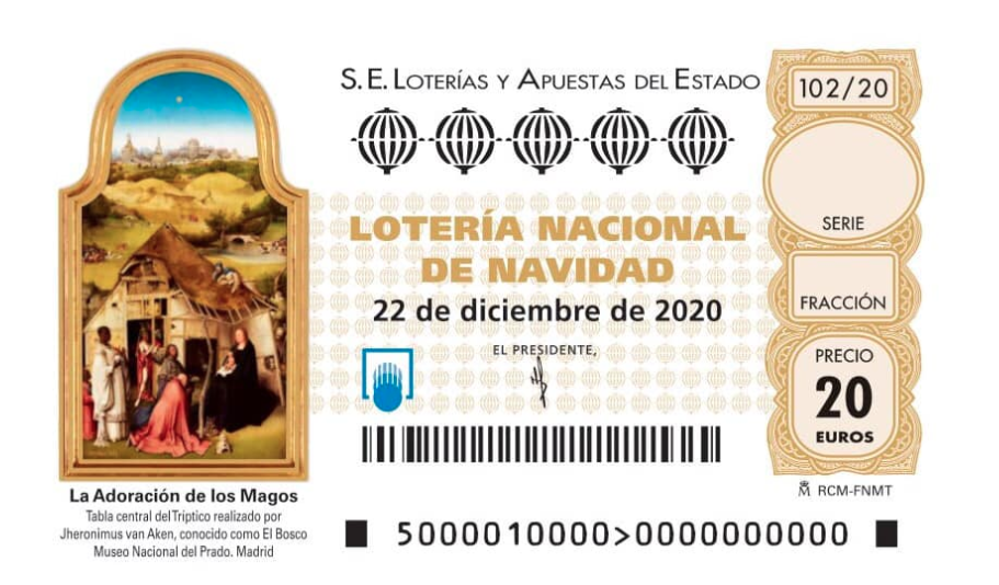 Décimo Lotería Sorteo Navidad 2020 Décimo Lotería Sorteo Navidad 2020