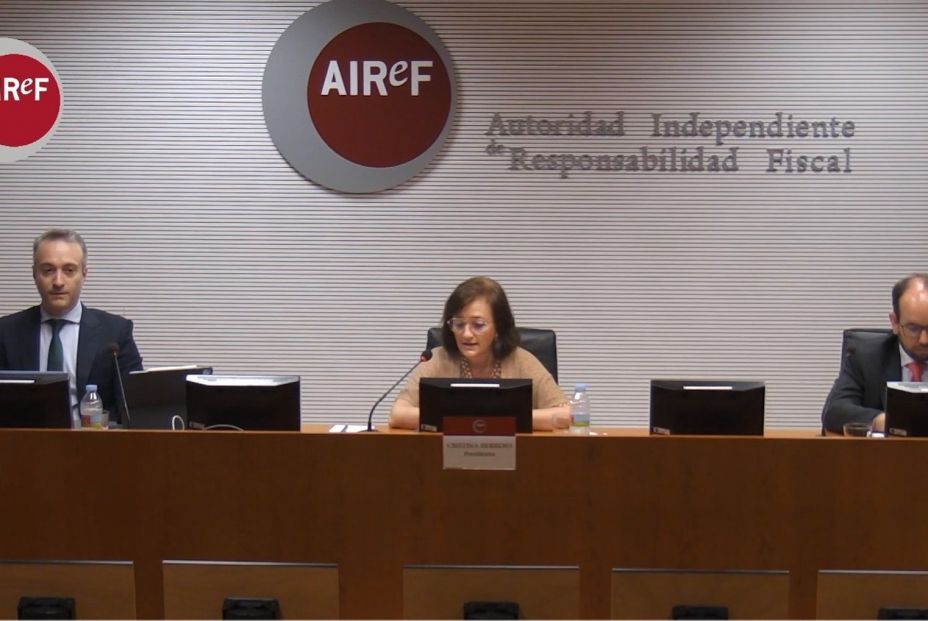 Acto de pesentación del estudio de la AIRef, celebrado de forma telemática