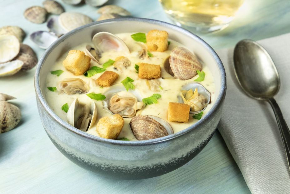 bigstock Clam Chowder With Fresh Parsle 326159200