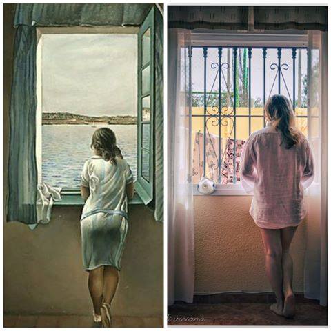 'Mujer confinada en la ventana', de Salvador Dalí (Mati Viciana)