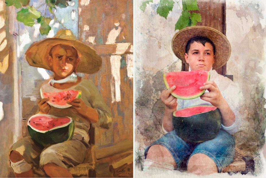 'Niño Comiendo Sandía', de Sorolla (Álvaro Galera)