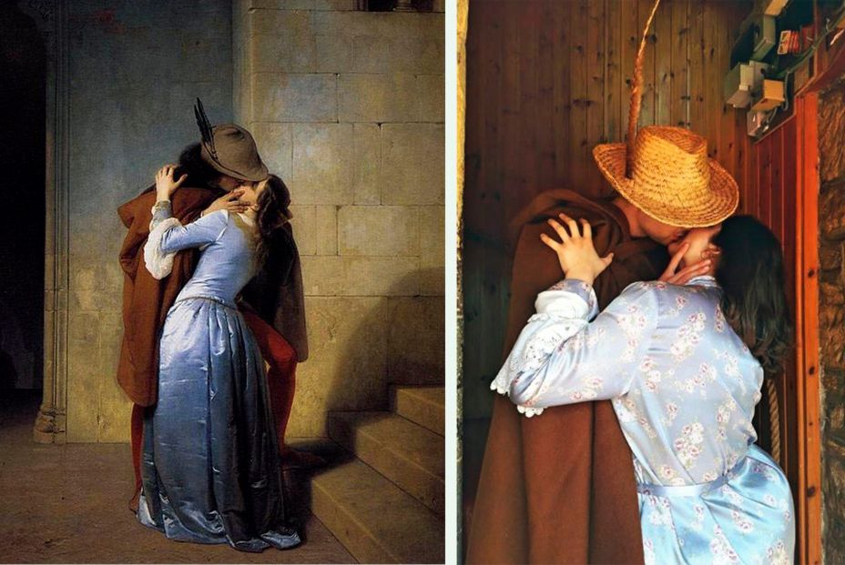 'El Beso', de Francesco Hayez (Elena González y José Carlos Padilla)