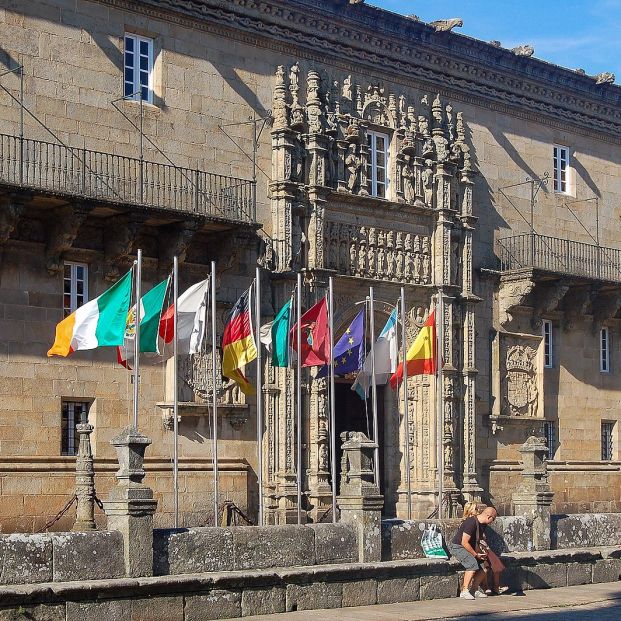 El hostal de los Reyes Católicos, en Santiago de Compostela, es el hotel más antiguo de España