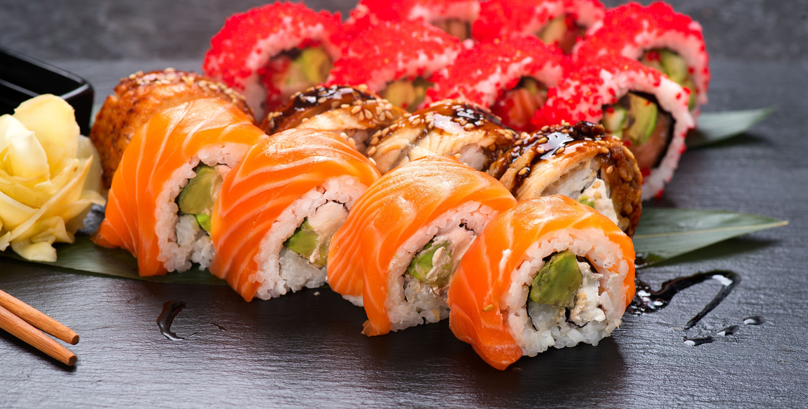 Estos son los alimentos que parecen una cosa y son otra porque engordan más de lo que piensas. Sushi . Foto: Bigstock 