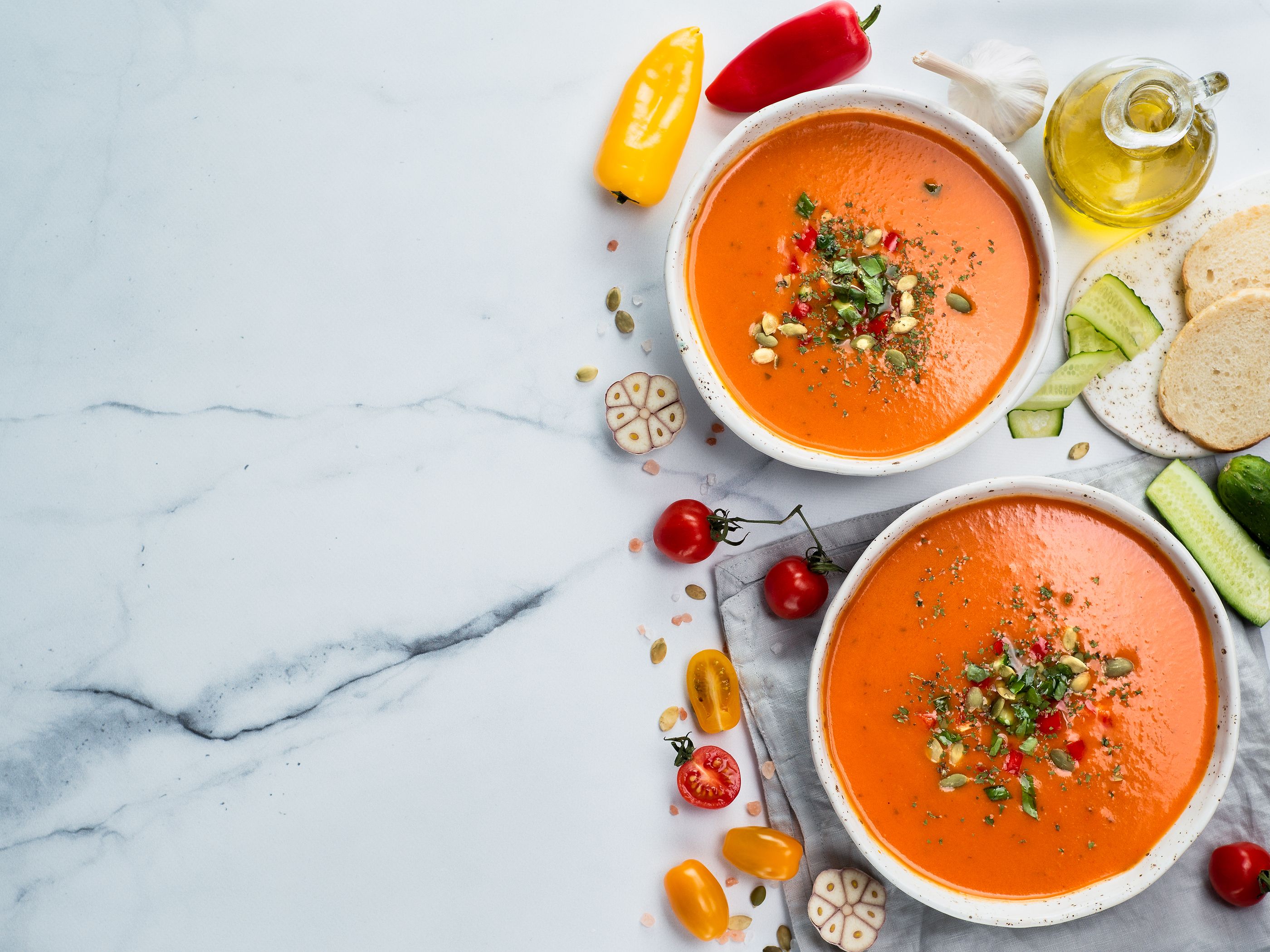 Descubre las diferencias entre el salmorejo y el gazpacho