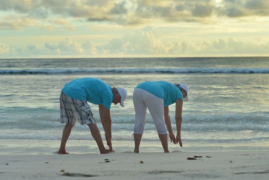 Cuatro ejercicios para hacer en la playa