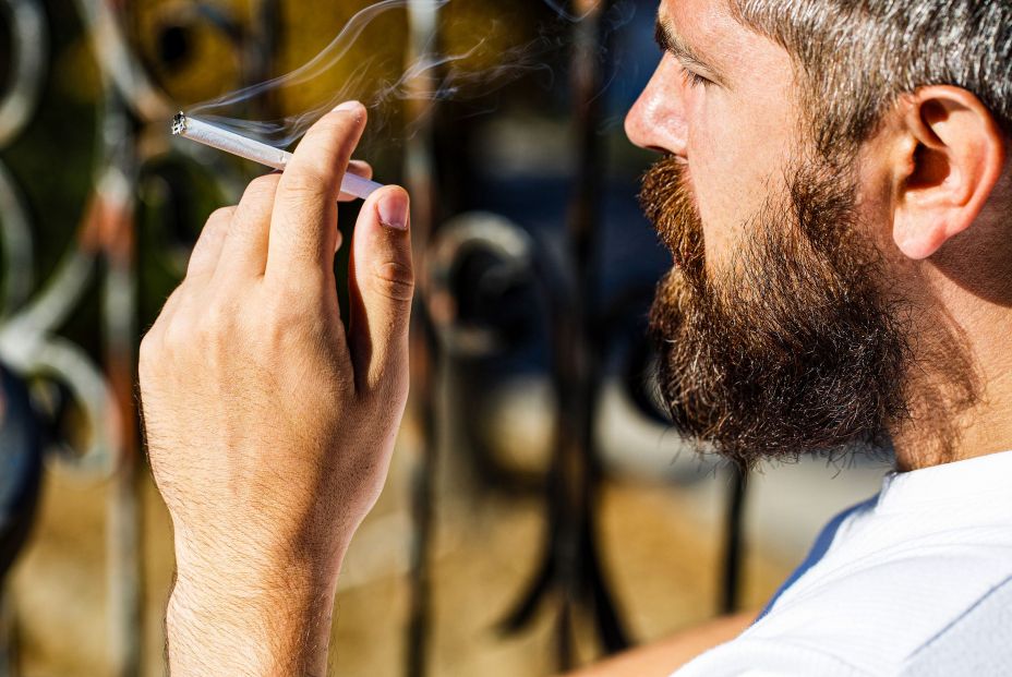 bigstock Bearded Man With Cigar Beard  374882947