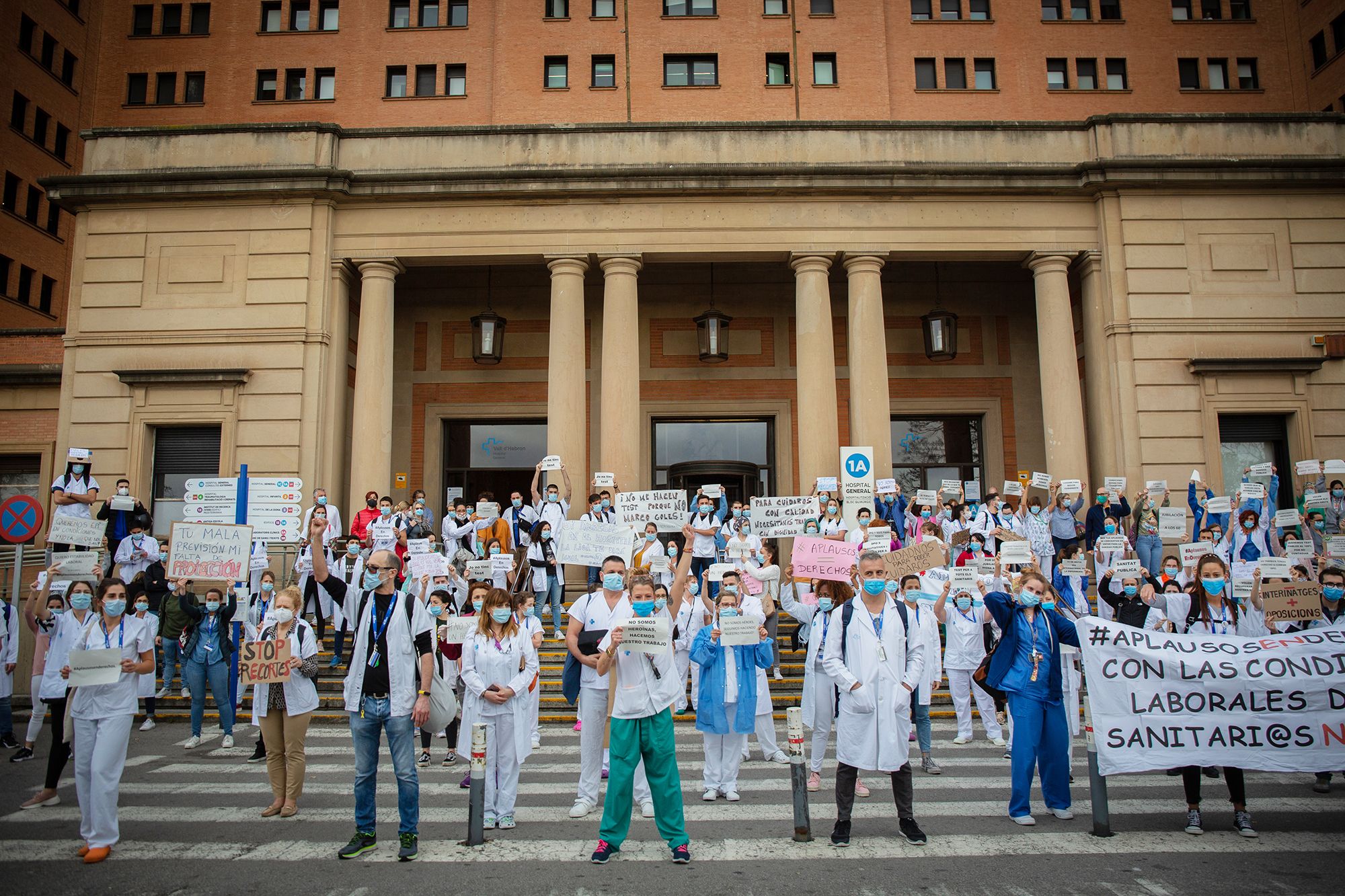 Enfermeras madrileñas denuncian su situación crítica