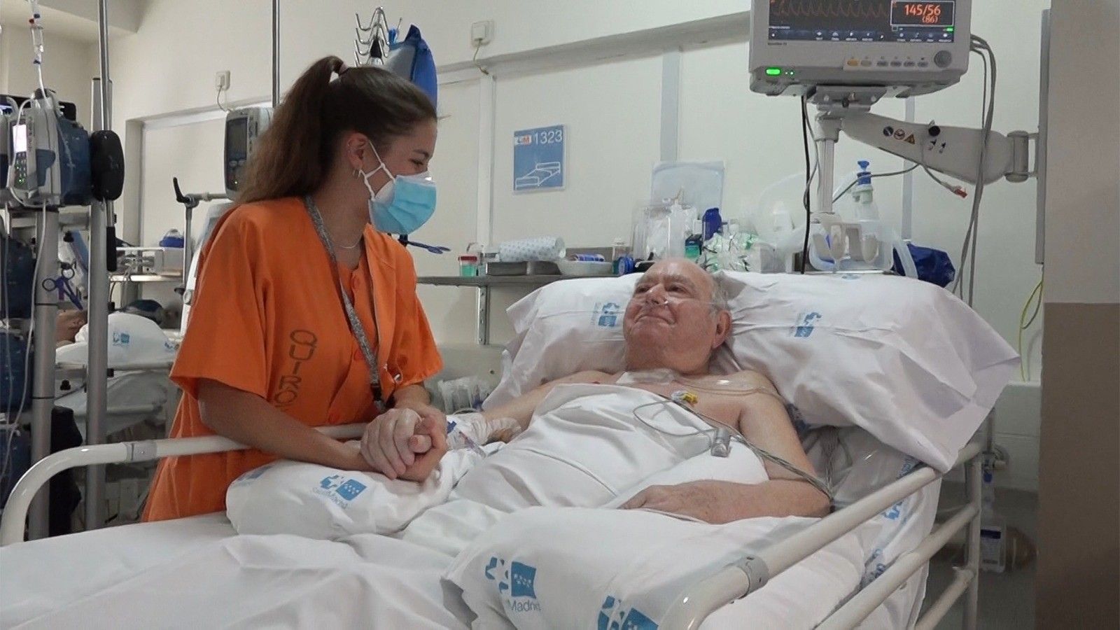 La hazaña de Pedro, de 77 años: pasa a planta tras 144 días en la UCI con coronavirus