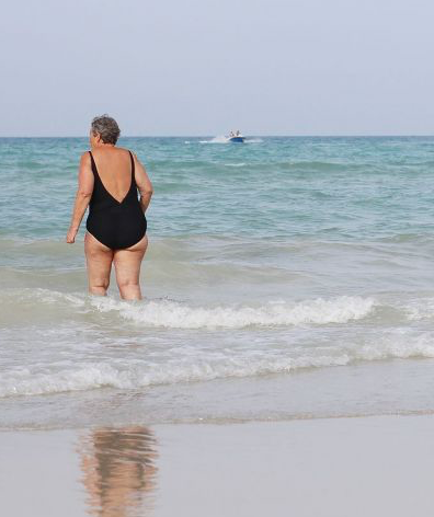 Mayor en la playa