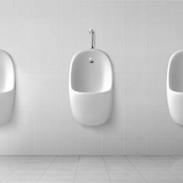 bigstock White Ceramic Urinal In Male T 381568751